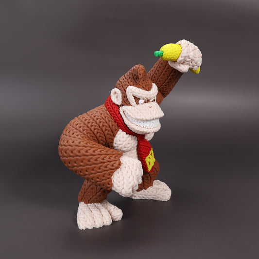 Donkey Kong Crochet / Knitted Style Display Figure