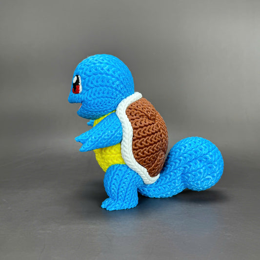 Squirtle Crochet / Knitted Style Display Figure